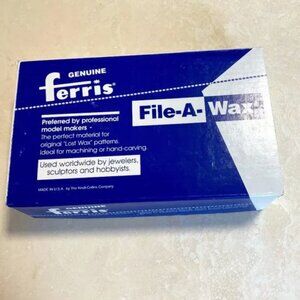 Carving Wax Ferris File-A-Wax Slices, 1Pound Assortment Purple Design Wax Model